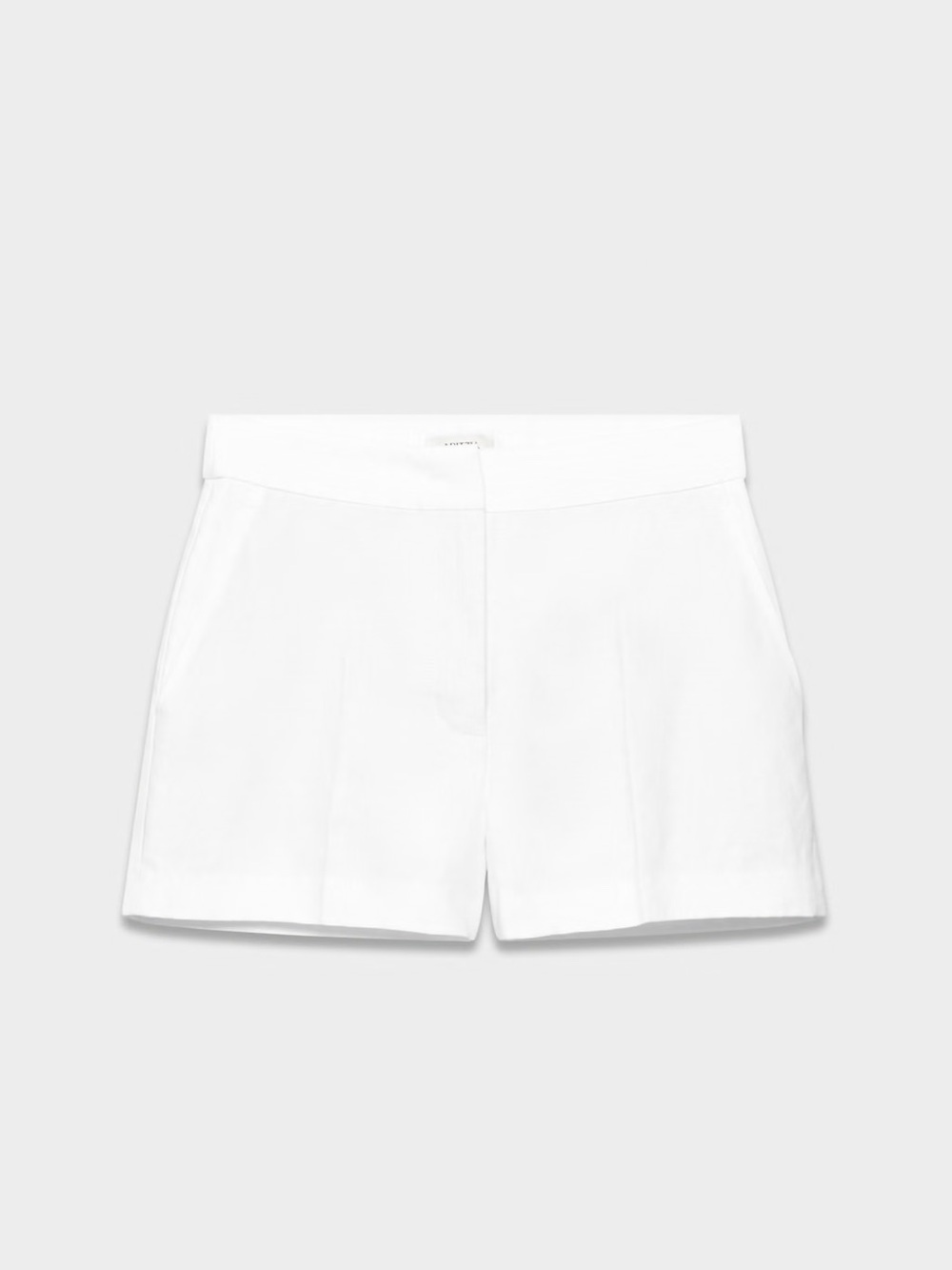 Limitless Mini White Linen Shorts